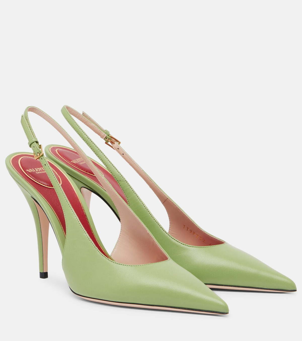 Valentino Garavani Cuttie leather slingback pumps