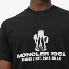 Moncler Men's Genius Centre Logo T-Shirt in Black