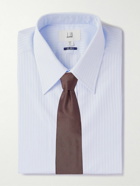 Dunhill - Striped Cotton-Poplin Shirt - Blue