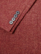 Portuguese Flannel - Double-Breasted Wool-Tweed Blazer - Red