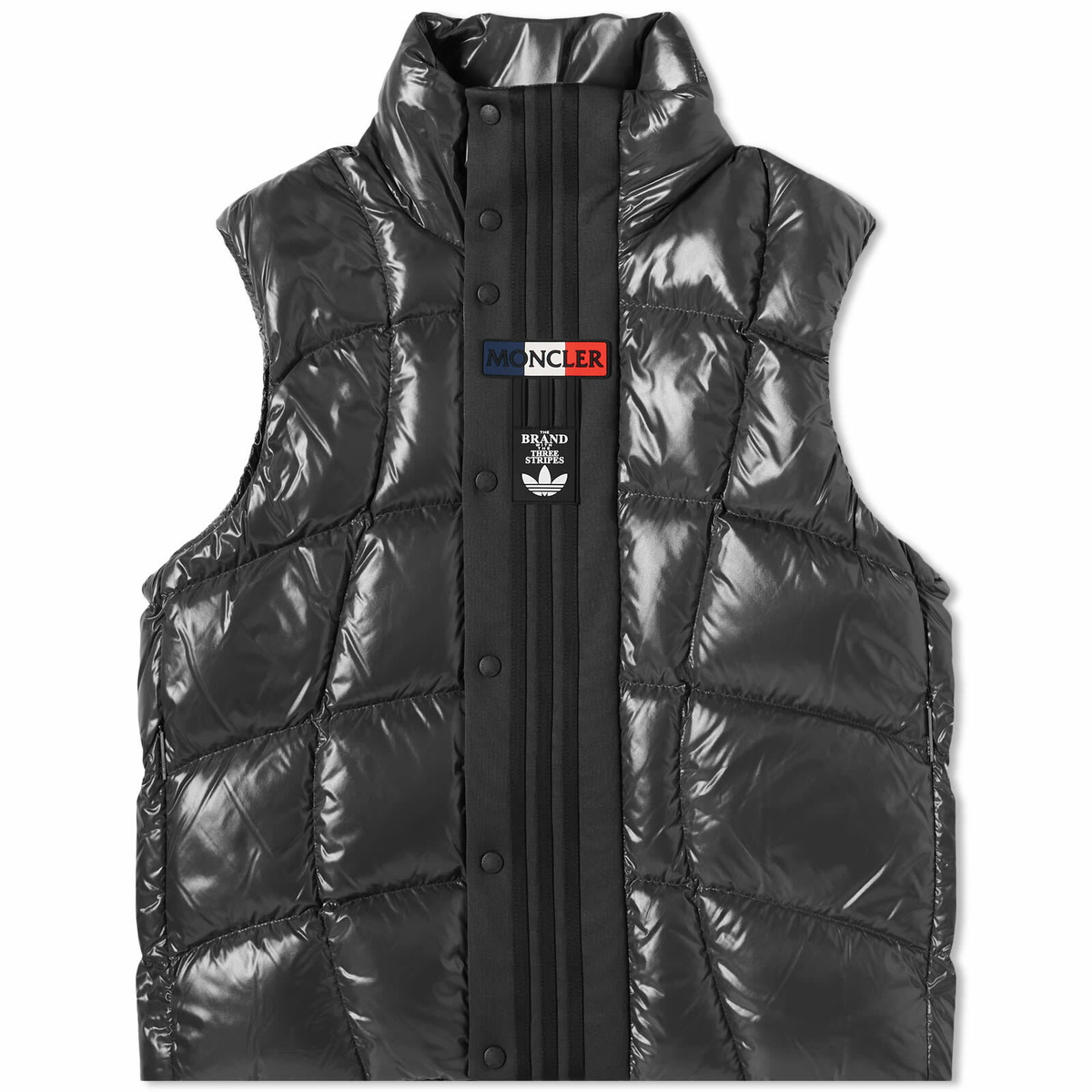 Moncler x adidas Originals Bozon Down Vest in Black Moncler