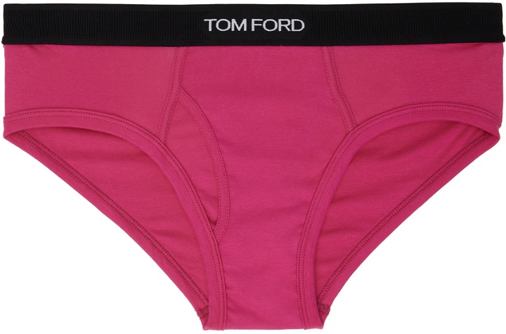 Photo: TOM FORD Pink Jacquard Briefs