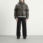 Cole Buxton Men's Stealth Hooded Down Jacket in Black