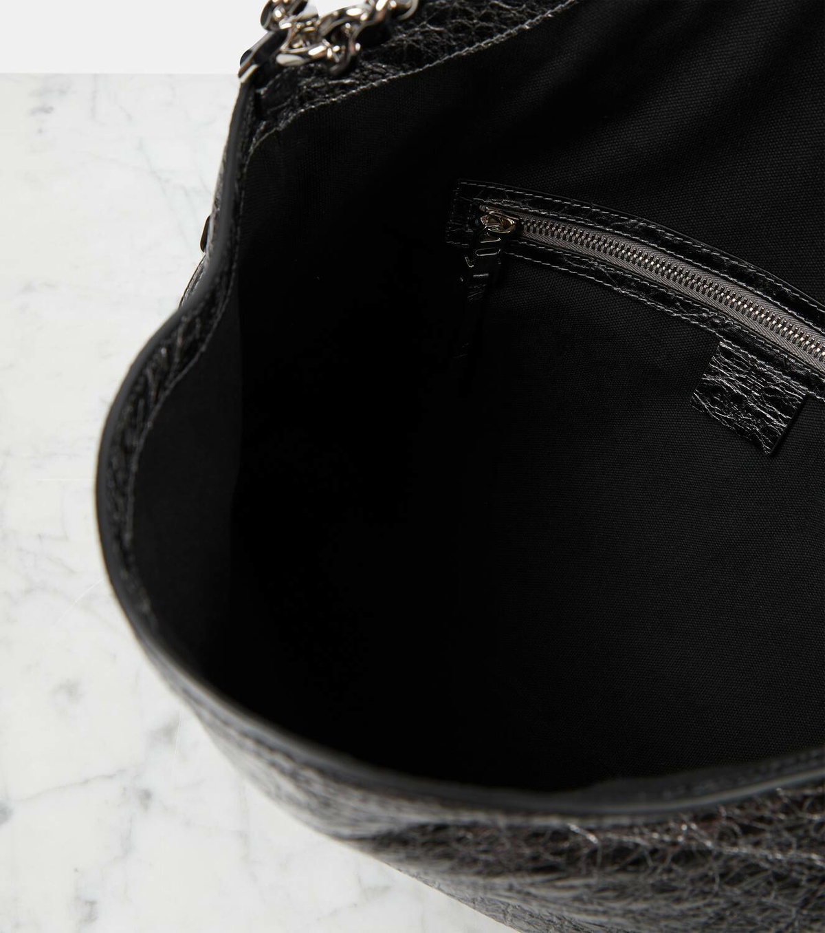 Givenchy Voyou Medium laminated leather shoulder bag Givenchy