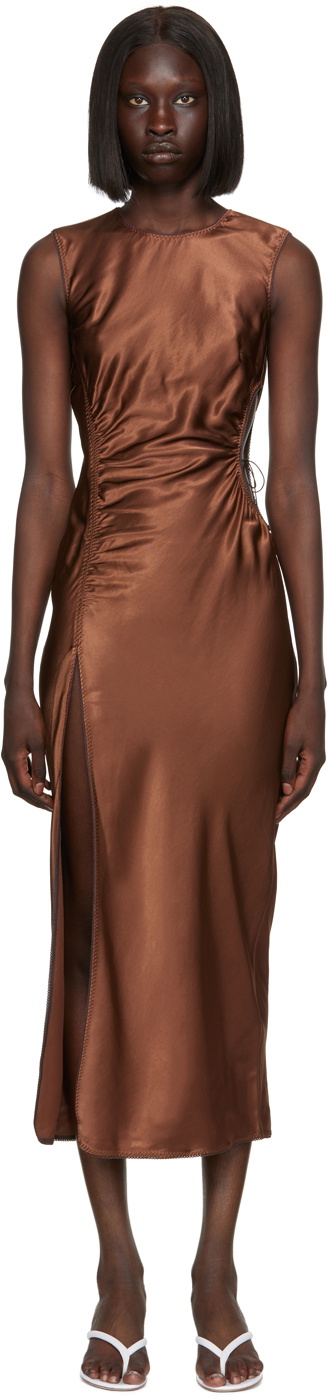 Anna October Brown Shu Maxi Dress