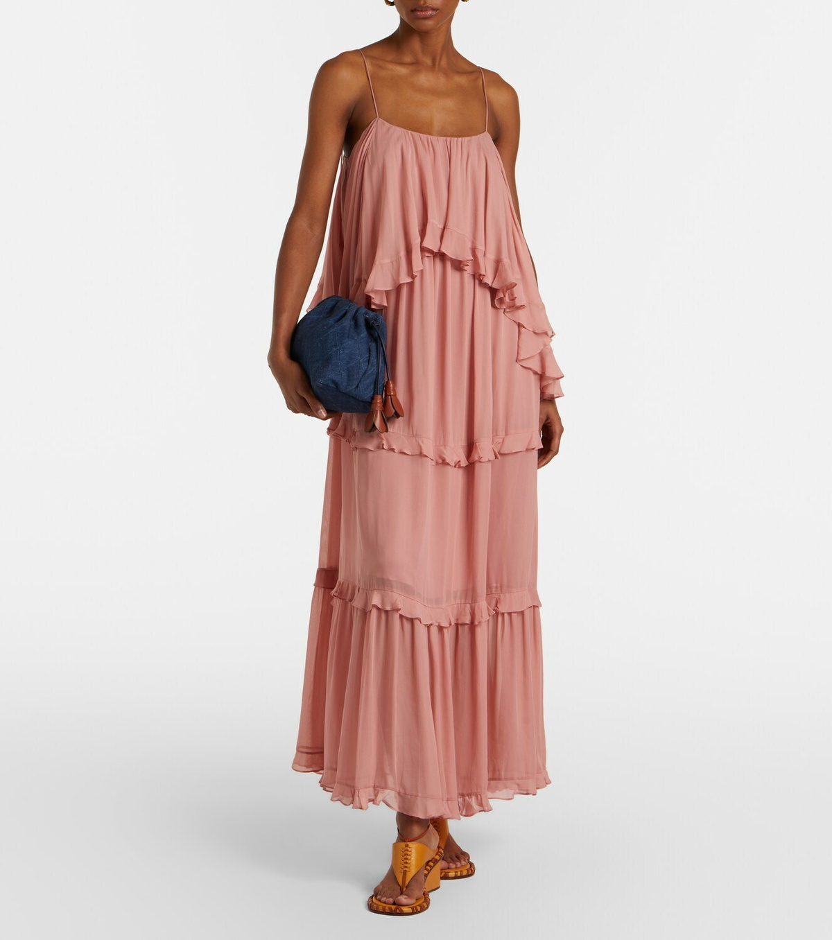 Zimmermann Cloud 91 Small denim clutch
