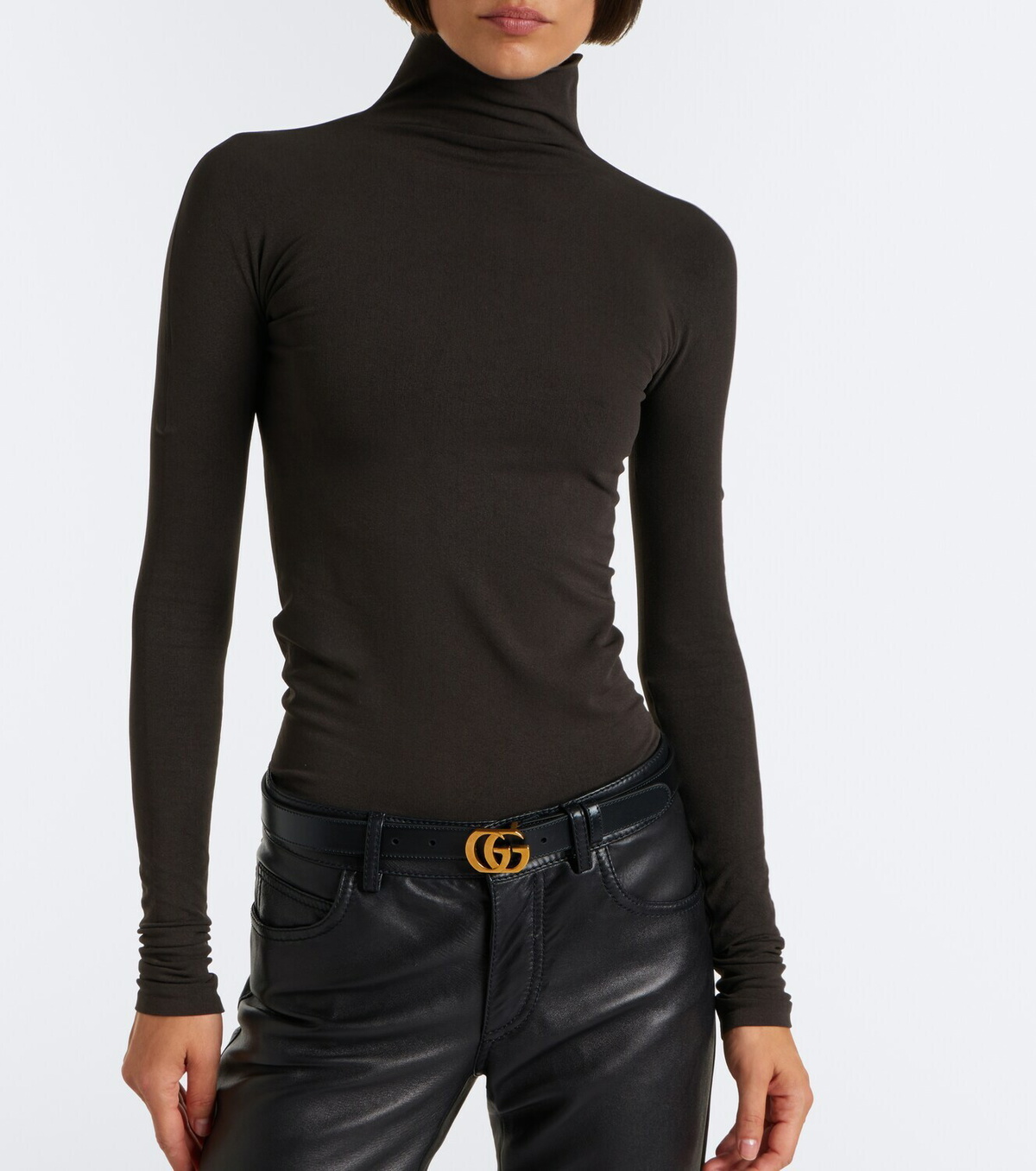Gucci Jersey turtleneck top