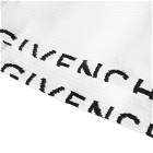 Givenchy Men's Big Jacquard Logo Sock in White/Black