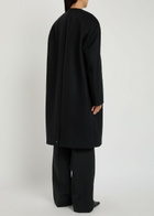 Calvin Klein Cora Wool and Cashmere-blend Coat Black