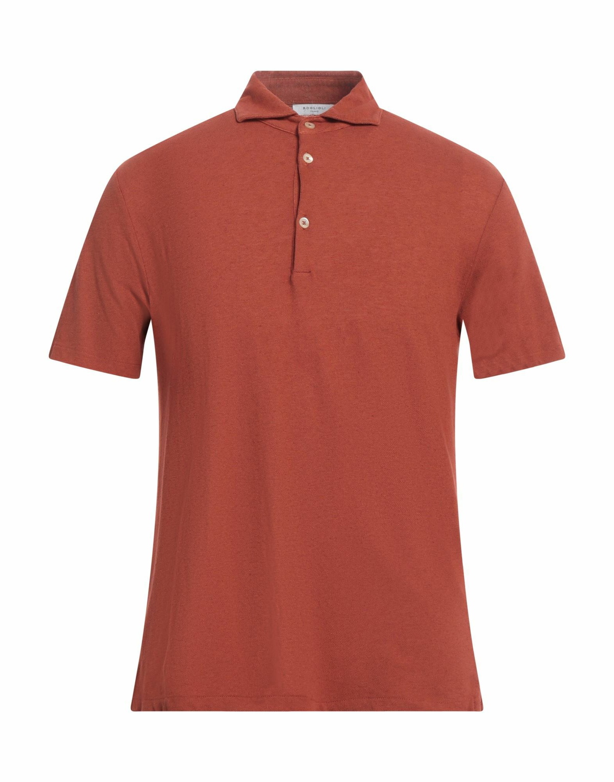 Boglioli Mens Polo shirt Rust