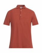 Boglioli Mens Polo shirt Rust