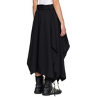Y-3 Black Sport Uniform Adaptive Length Midi Skirt