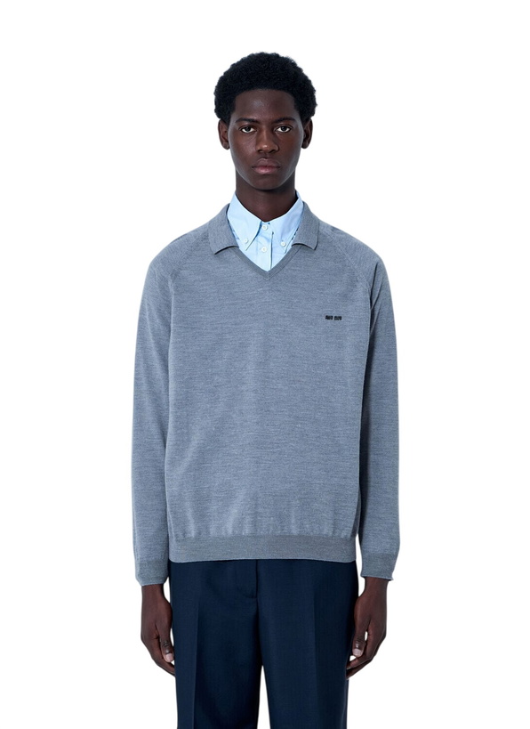 Photo: Miu Miu V-Neck Knit Sweater
