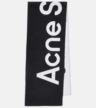 Acne Studios - Logo wool-blend jacquard scarf