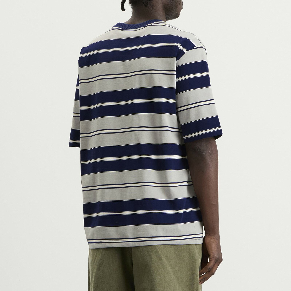 Bound Men's Nautico Stripe T-Shirt in Blue Stripe