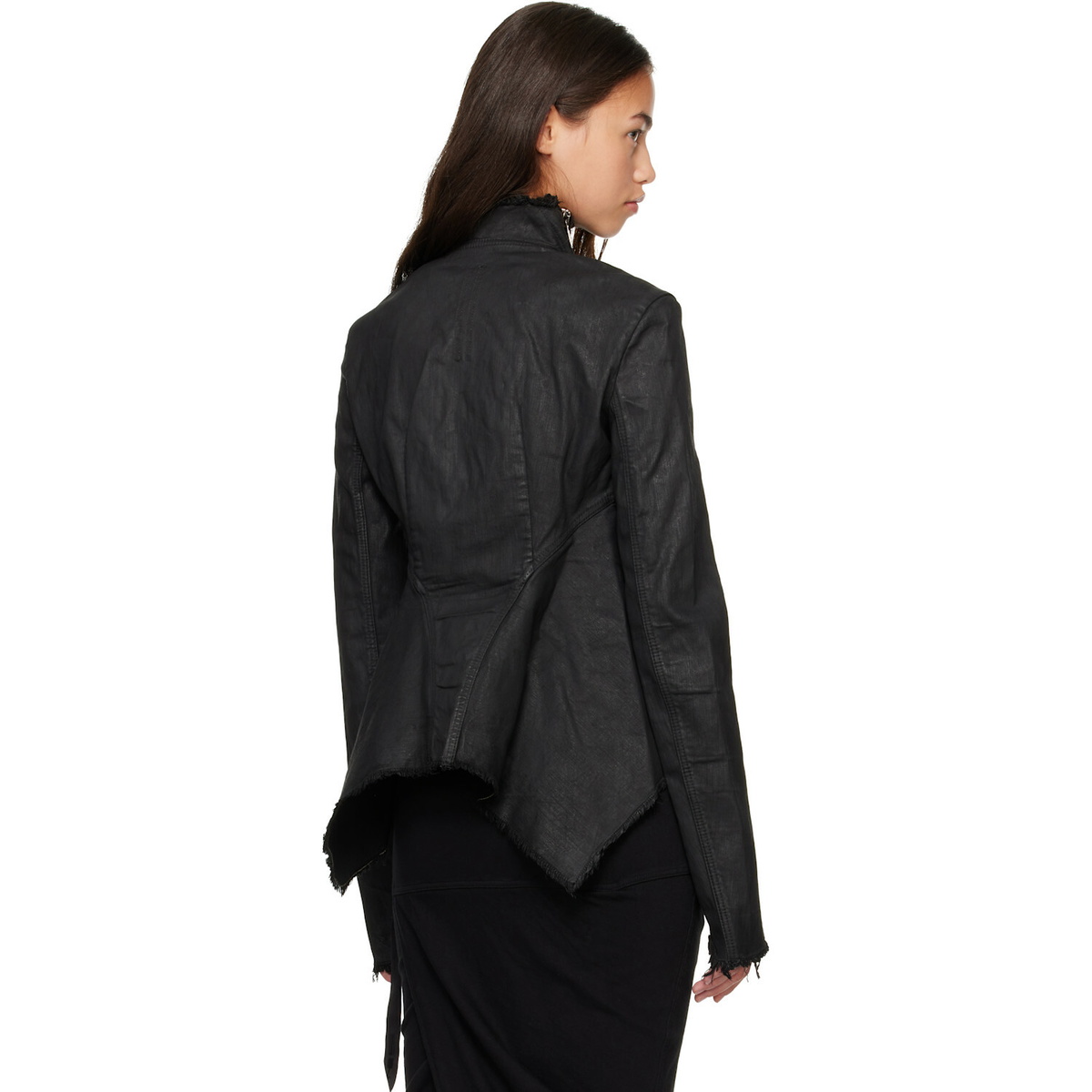 Rick Owens DRKSHDW Black Tower Naska Gary Denim Jacket