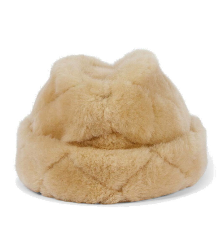 Photo: Loro Piana Maggie quilted shearling hat