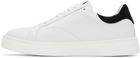 Lanvin White DDB0 Leather & Suede Sneakers