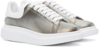 Alexander McQueen Silver & Gold Lenticular Sneakers