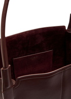 Victoria Beckham Victoria Small Panelled Leather Tote - Burgundy - One Size