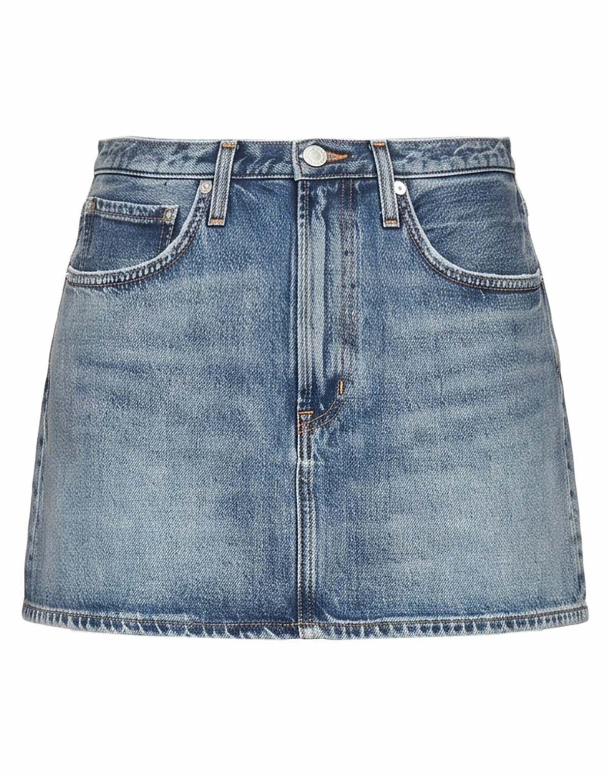 Agolde Womens Denim skirt in Blue