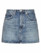 Agolde Womens Denim skirt in Blue