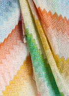 Missoni Striped Metallic-knit Mini Beach Skirt Multicoloured