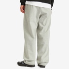 Nike Men's Swoosh Fleece Pant in Heather Grey/White
