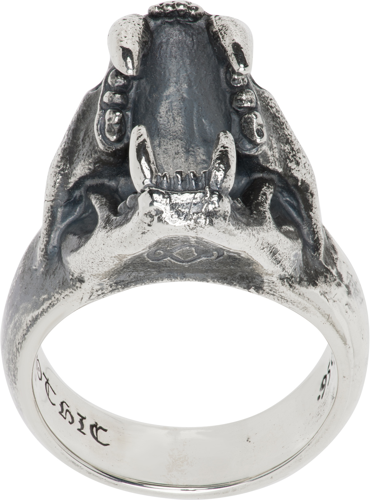 Yohji Yamamoto Red Vampire Fang Ring Yohji Yamamoto
