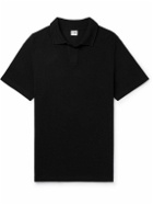 NN07 - Ross Cotton and Modal-Blend Polo Shirt - Black