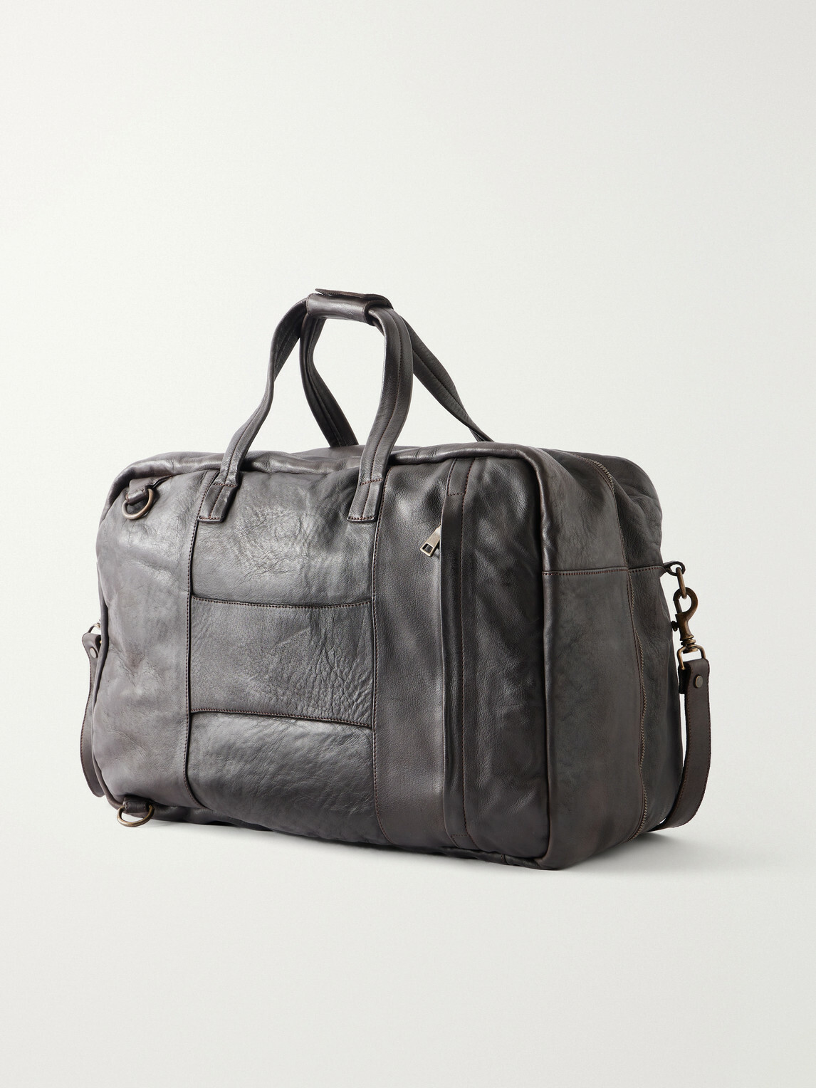 Officine Creative - Helmet 056 Full-Grain Leather Weekend Bag