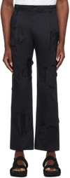 FORMA Black Flower Trousers