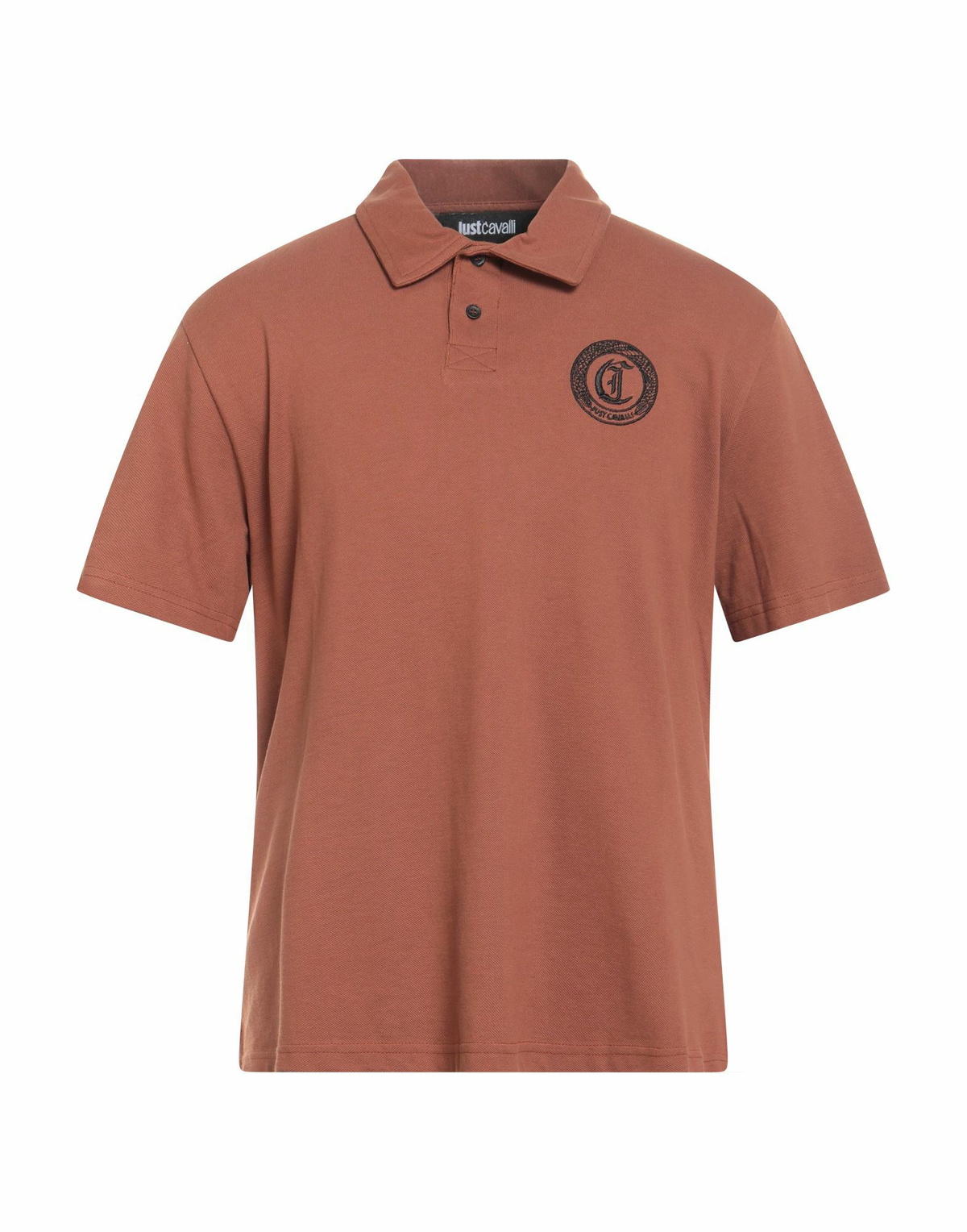 Just Cavalli Mens Polo shirt in Brown