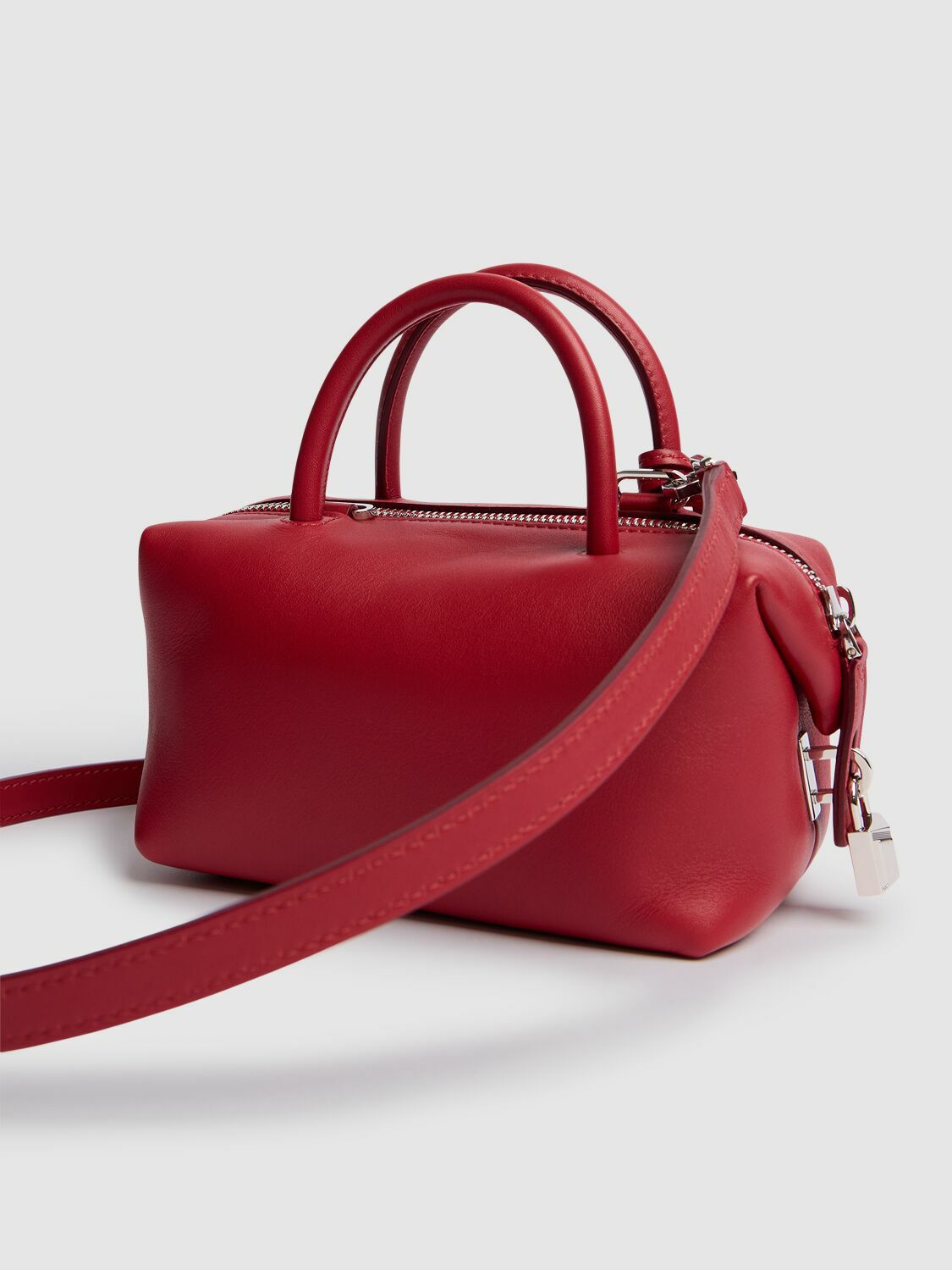 MAX MARA Small Holdall Leather Top Handle Bag Max Mara