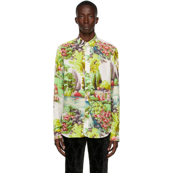 Photo: Paul Smith 50th Anniversary Multicolor Printed Tailored Shirt