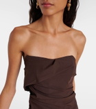 Entire Studios Gathered bustier dress