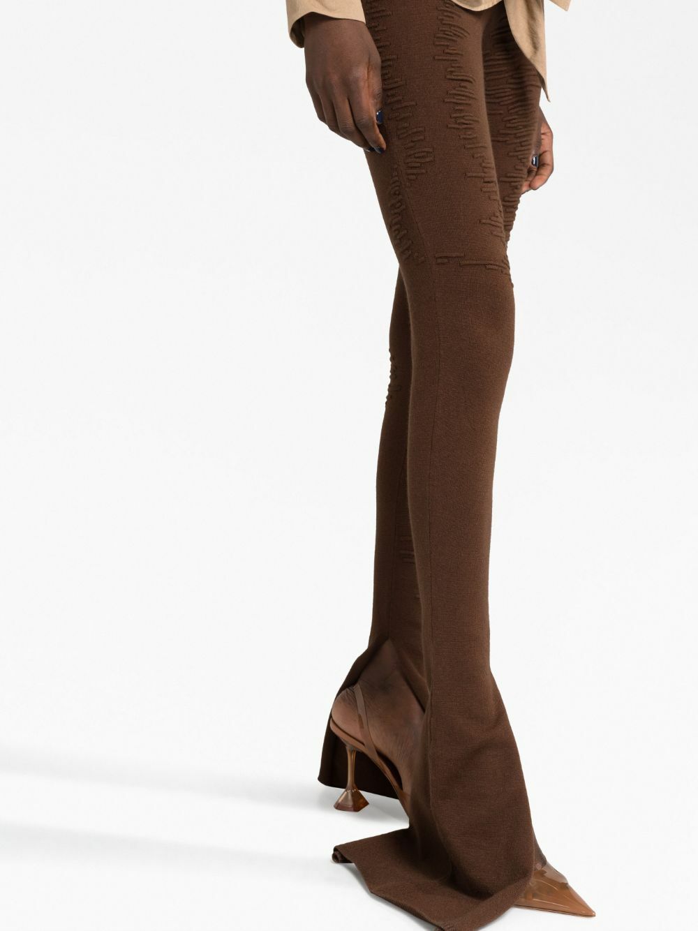 Selasi Brown Muscle Leggings