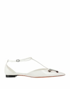 Santoni Womens Ballet flats in White
