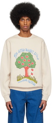 JW Anderson Beige Apple Tree Sweatshirt