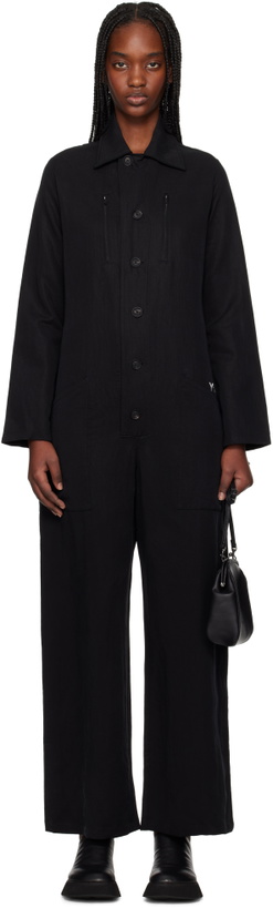 Photo: Y-3 Black Belted Jumpsuit