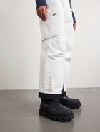 Moncler Grenoble - Wide-Leg Padded 3L GORE-TEX Ski Salopettes - White