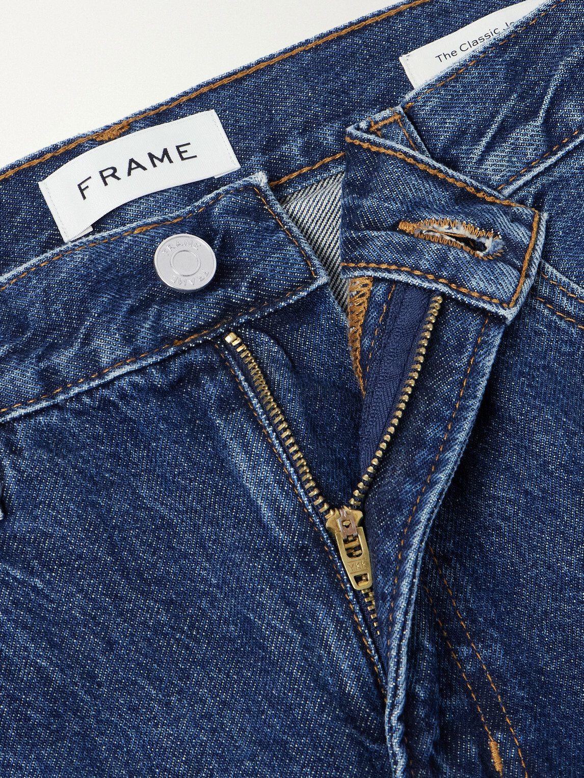 FRAME - The Classic Straight-Leg Jeans - Blue