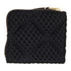 Comme des Garcons Wallets Black NT Half-Zip Wallet