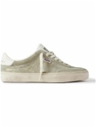 Golden Goose - Soul-Star Distressed Leather-Trimmed Suede Sneakers - Neutrals