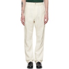 Junya Watanabe Off-White Linen Denim Trousers