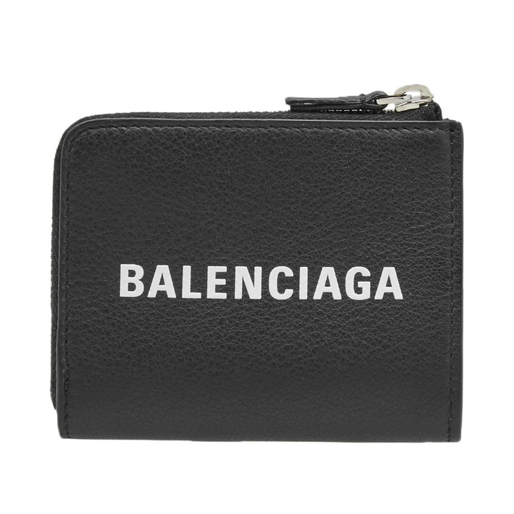 Photo: Balenciaga Everyday Logo Leather Zip Wallet