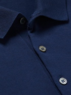 De Petrillo - Cotton Polo Shirt - Blue