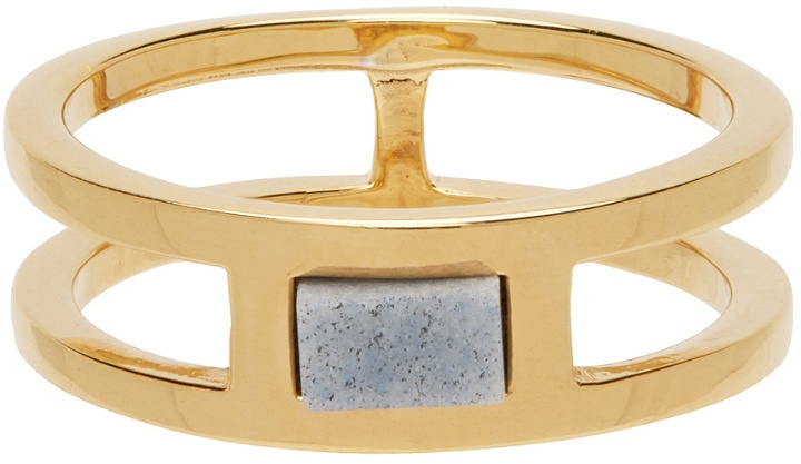 Photo: Giorgio Armani Gold Man Marble Ring