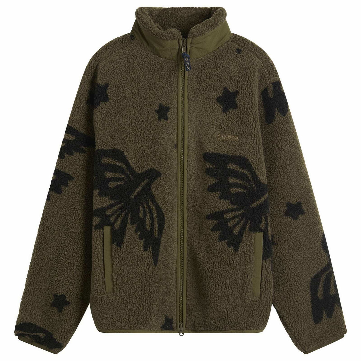 Pendleton Men's Jacquard Fleece Jacket in Star Bird