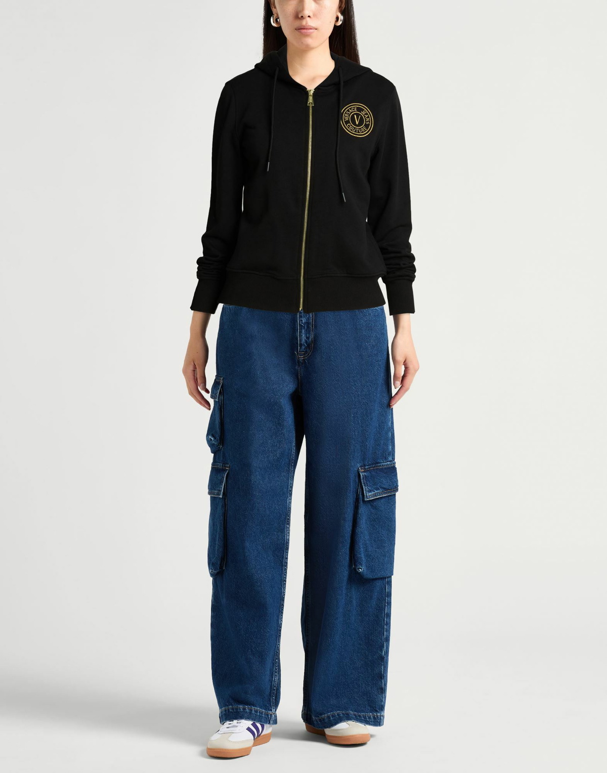 Versace Jeans Couture Womens Sweatshirt in Black